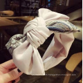 Wholesale Korean cloth handmade flower headband women's hair accessories  bow hair band